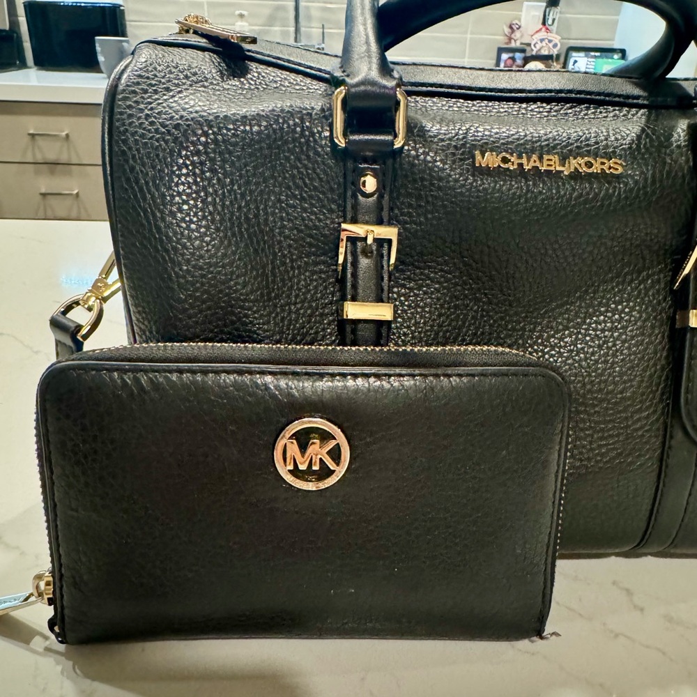 Michael Kors Black Leather Wallet